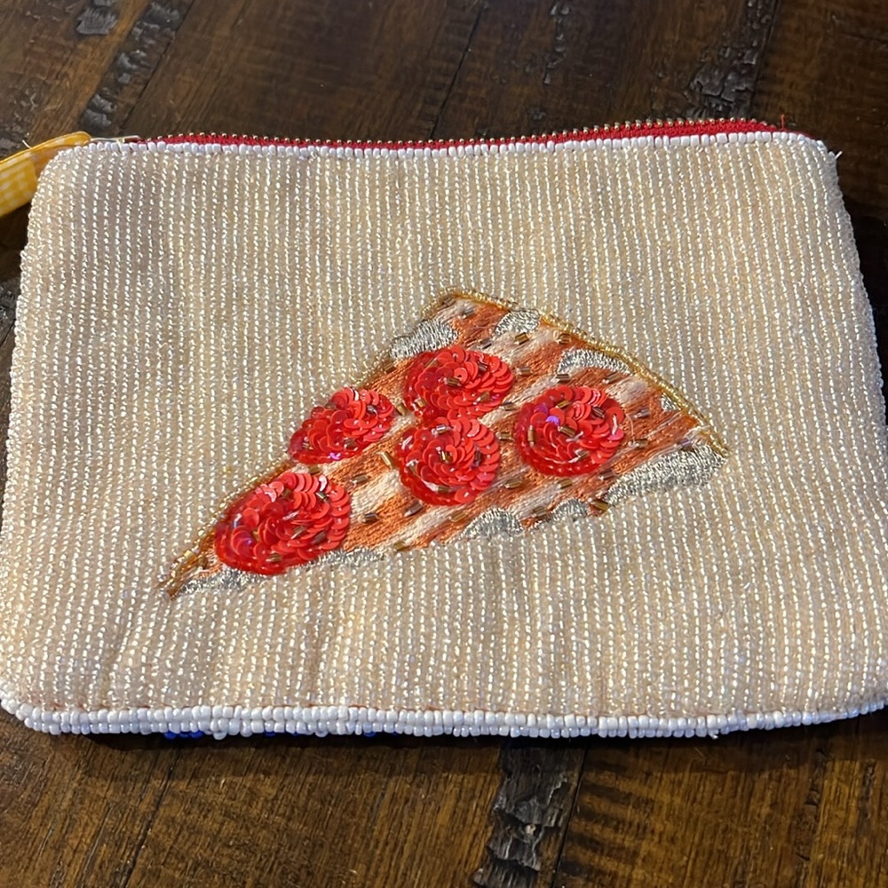 Anthropologie Beaded New York City Pouch/Bag - Picture 7 of 7